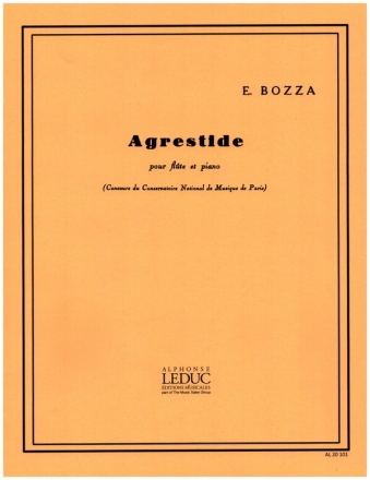 Agrestide op.44 pour flte et piano