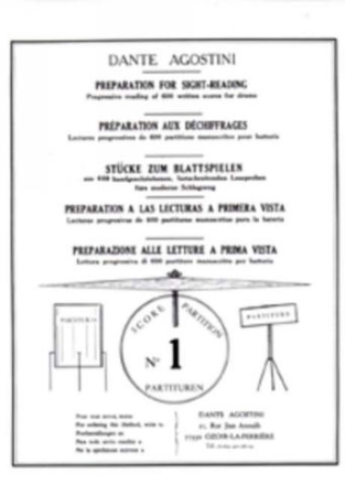 Preparation for Sight-Reading vol.1 progressive reading of 600 written scores for drums