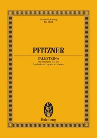 Palestrina fr Soli, Chor und Orchester Studienpartitur (dt)