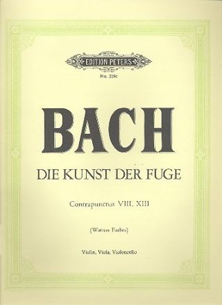 Contrapunctus 8 und 13 aus Die Kunst der Fuge fr Streichtrio Stimmen