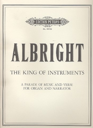 The King of Instruments for narrator and organ
