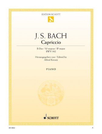 Capriccio B-Dur BWV 992 fr Klavier