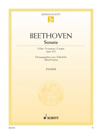Sonate F-Dur op. 10/2 fr Klavier