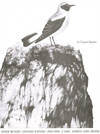 Catalogue d'oiseaux vol.2 no.4 La traquet Stapazin pour piano