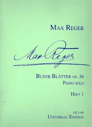 Bunte Bltter op.36 Band 1 fr Klavier