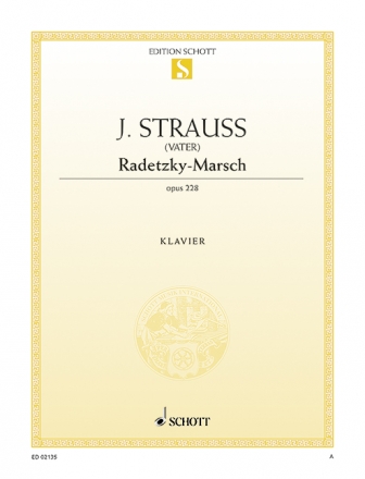 Radetzky-Marsch G-Dur op. 228 für Klavier