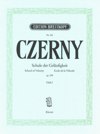 Schule der Gelufigkeit op.299 Band 1 fr Klavier