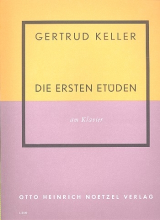 Die ersten Etden am Klavier  