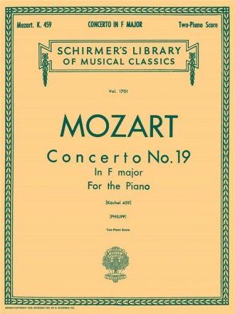 Concerto F major KV459 for piano and orchestra for 2 pianos