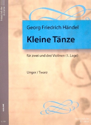 Kleine Tnze  fr 2-3 Violinen (1. Lage) Spielpartitur