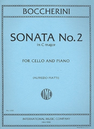 Sonata No. 2 c Major for violoncello and piano