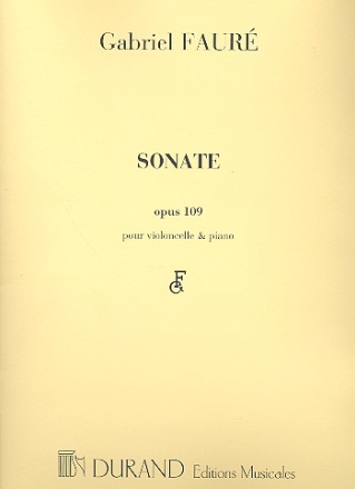 Sonate op.109 pour violoncelle et piano