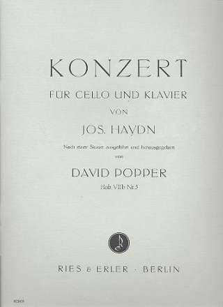 Konzert C-Dur Hob.VIIb:5 fr Violoncello und Klavier