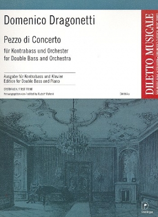 Pezzo di concerto fr Kontraba und Orchester fr Kontraba und Klavier