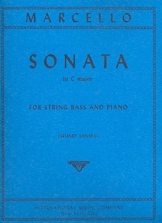 Sonata C major for string bass and piano