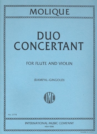 Duo concertant for flute and violin