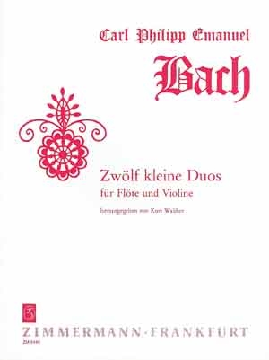 12 kleine Duos fr Flte und Violine