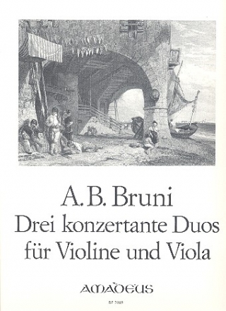 3 konzertante Duos op.25,4-6 fr Violine und Viola 2 Stimmen