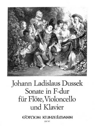 Sonate F-Dur op.65 fr Flte, Violoncello und Klavier