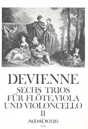 6 konzertante Trios Band 2 (Nr.4-6) fr Flte, Viola und Violoncello