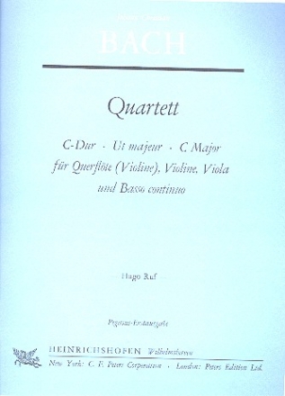 Quartett C-Dur fr Flte, Violine, Viola und Bc