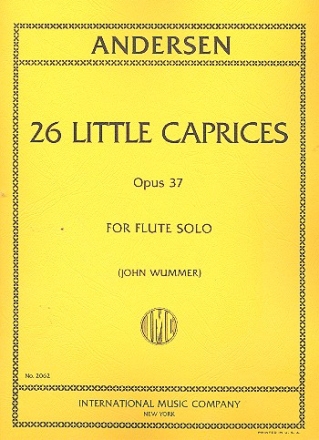 26 little Caprices op.37 for flute solo