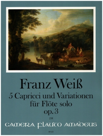 5 Capricci und Variationen op.3 fr Flte