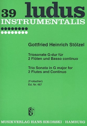 Triosonate G-Dur fr 2 Flten und Bc