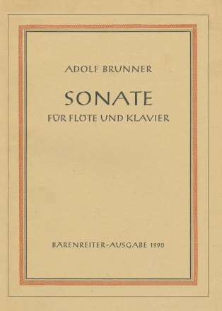 SONATE FUER FLOETE UND KLAVIER  PARTITUR+1STIMME