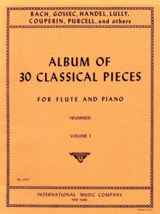 Album of classical excerpts vol. I for flute and piano WUMMER, JOHN, ED