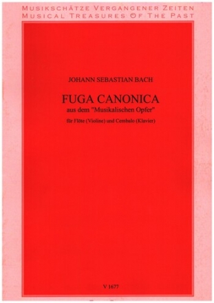 Musikalisches Opfer 'Fuga Canonica' fr Flte und Klavier