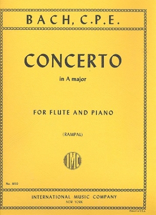 Concerto A major for flute and piano