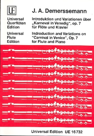 Introduktion und Variationen ber Karneval in Venedig op.7 fr Flte und Klavier