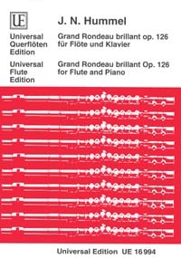 GRAND RONDEAU BRILLANT OP.126 FUER FLOETE UND KLAVIER