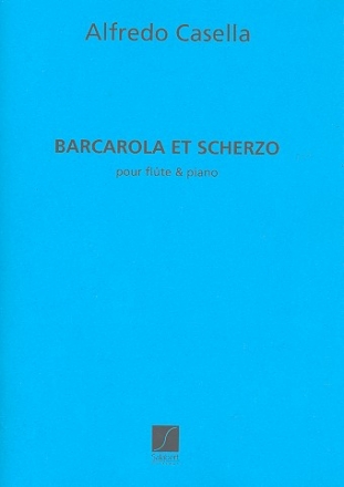 Barcarola et Scherzo pour flute et piano