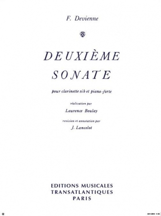 Sonate no.2 pour clarinette et piano