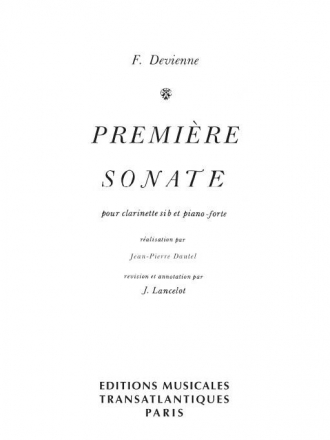Sonate no.1 pour clarinette et piano