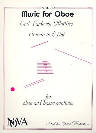 Sonata E flat major for oboe and bc