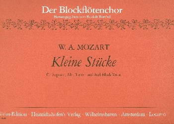 Kleine Stcke fr SATB-Blockflten