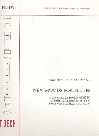 New Moods for flutes fr 3 Blockflten (SSA)