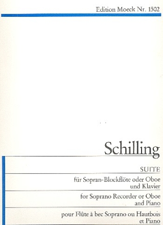 Suite fr Sopranblockflte (Oboe) und Klavier