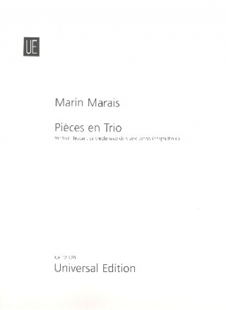 Pieces en trio for 2 soprano recorders and piano score and parts,  archive copy