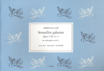 Sonatilles galantes op.6,1-3 fr Altblockflte und Klavier