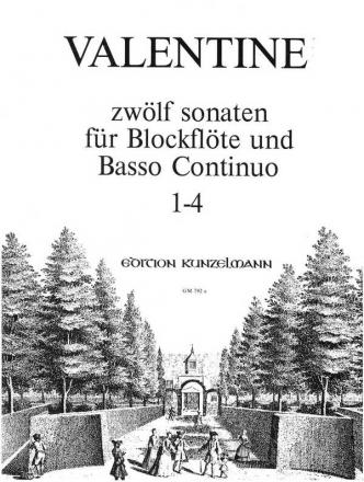 12 Sonaten Band 1 (Nr.1-4) fr Blockflte und Bc
