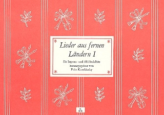 Lieder aus fernen Lndern Band 1 fr 2 Blockflten (SA) Spielpartitur