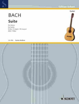 Suite fr Laute E-Dur BWV1006a fr Gitarre