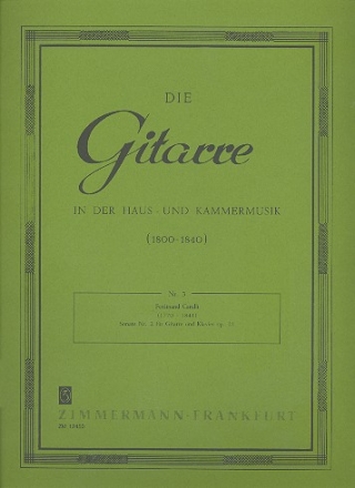 Sonate Nr.2 op.21 fr Gitarre und Klavier