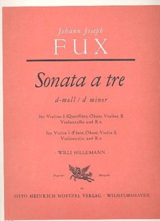 Sonata a tre d-Moll fr 2 Violinen, Violoncello und Bc