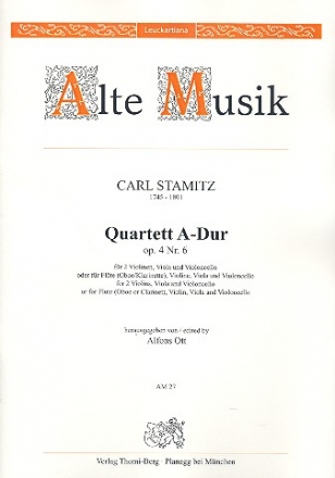 Streichquartett A-Dur op.4,6  Partitur und Stimmen