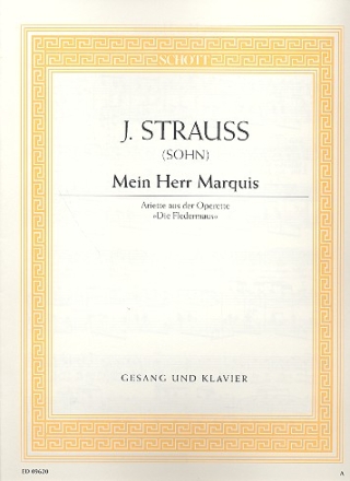 Mein Herr Marquis fr Koloratursopran und Klavier